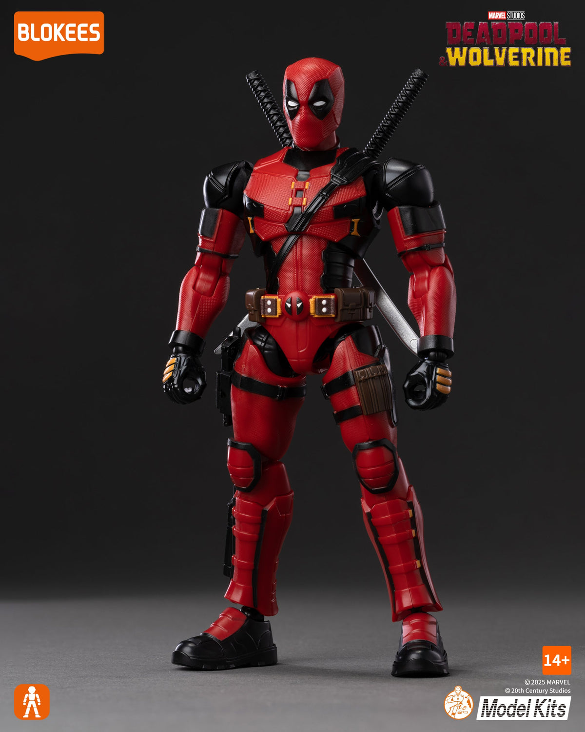 Deadpool Articulated Model Kit - Blokees