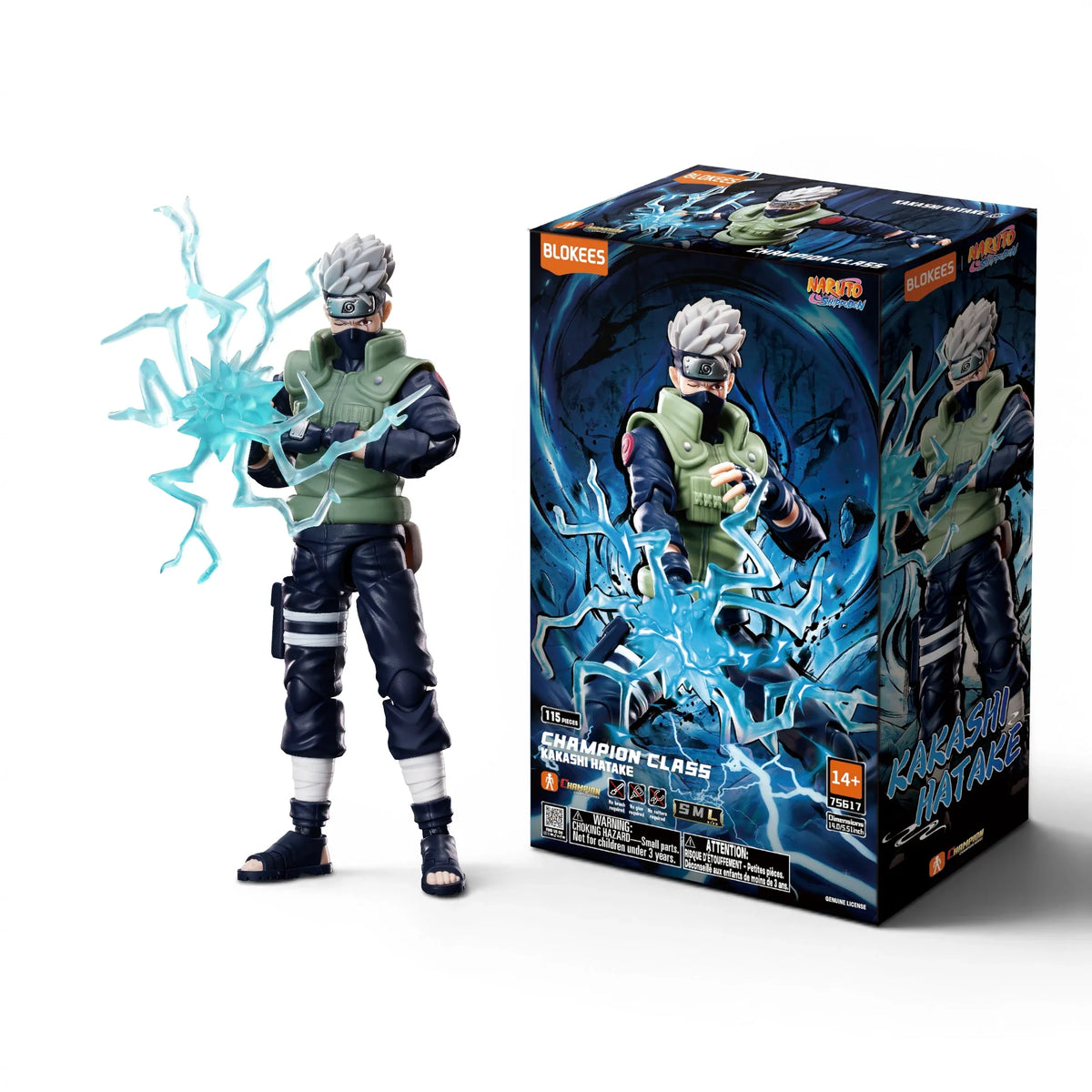Naruto Kakashi Hatake Articulated Model Kit - Blokees