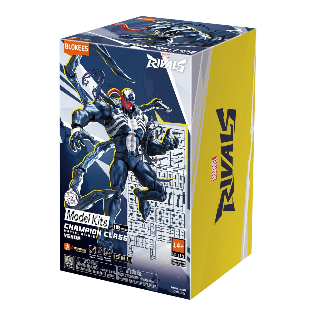 Marvel Rivals Venom Articulated Model Kit - Blokees