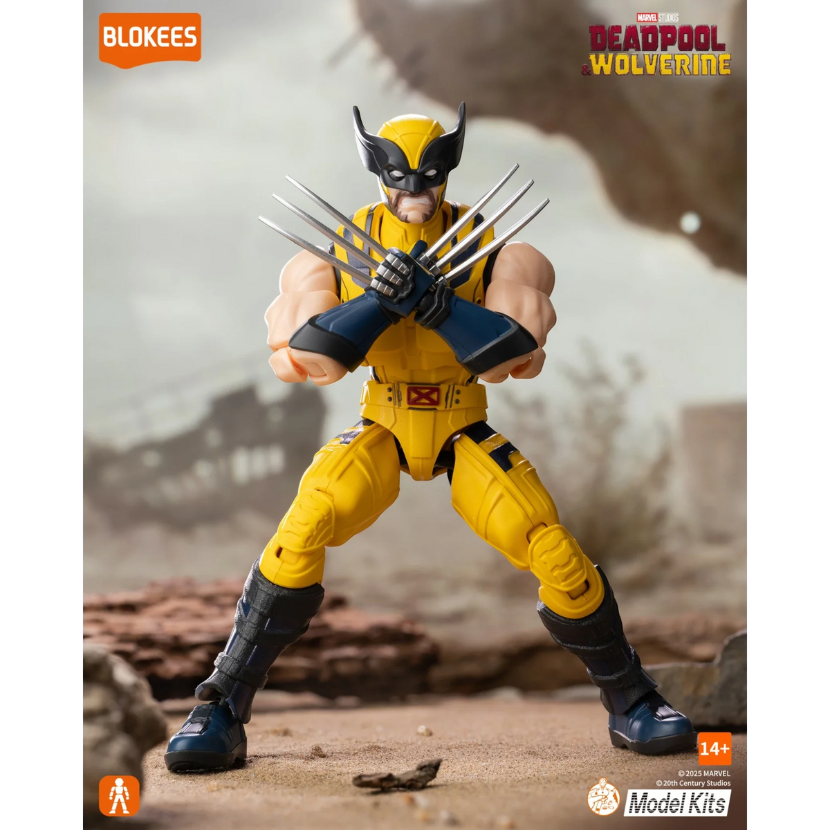 Wolverine Articulated Model Kit - Blokees