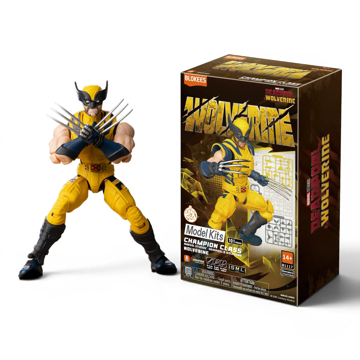 Wolverine Articulated Model Kit - Blokees