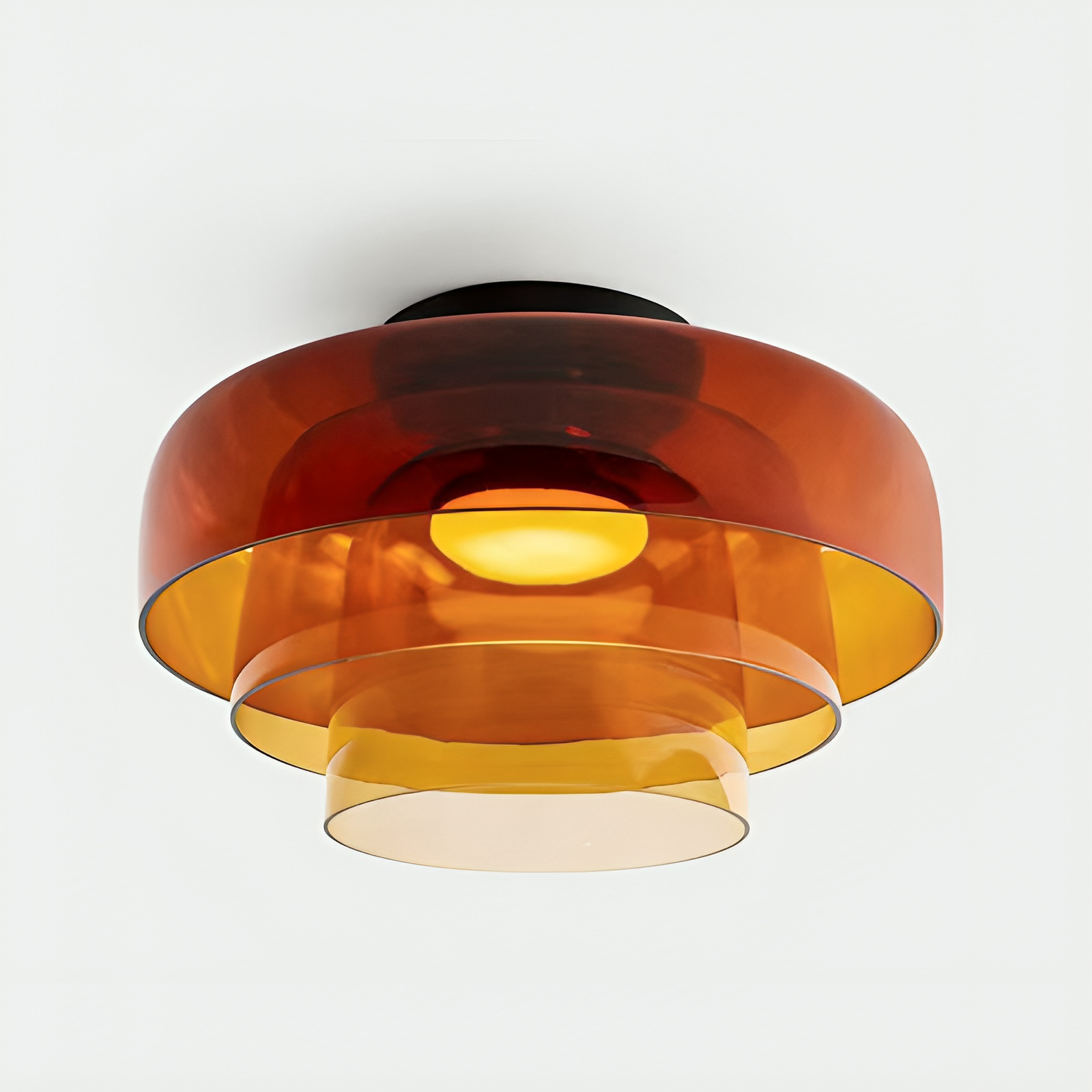 Stylish Green Glass Pendant Light | Modern Ceiling Lamp for Home
