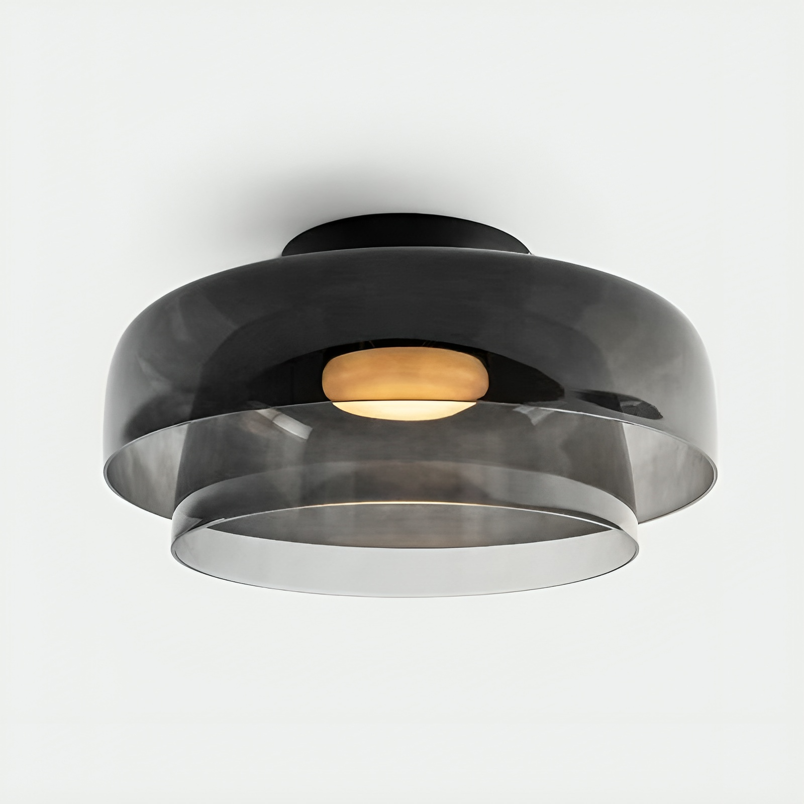 Stylish Green Glass Pendant Light | Modern Ceiling Lamp for Home