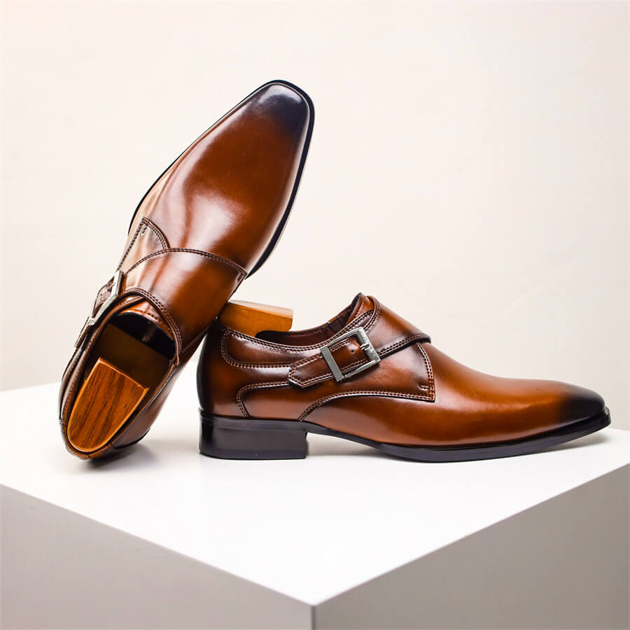 Valente | Men’s Italian Leather Monk Strap Footwear