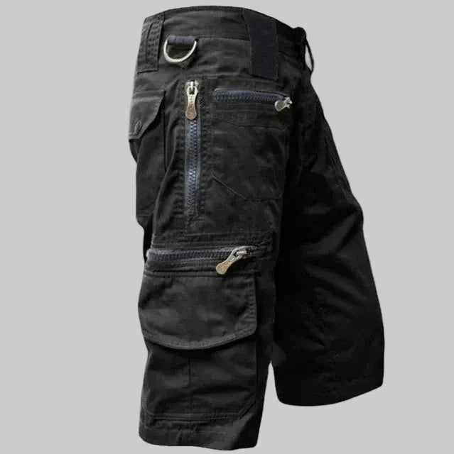 Men’s Outdoor Cargo Shorts – Zip-Pocket Hiking & Fishing Shorts