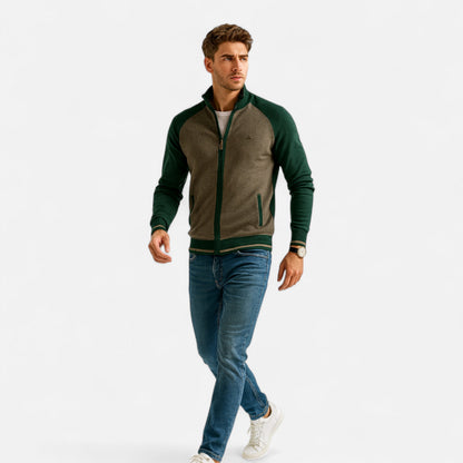 | Dorevelle Men’s Zipped Cotton Sweater