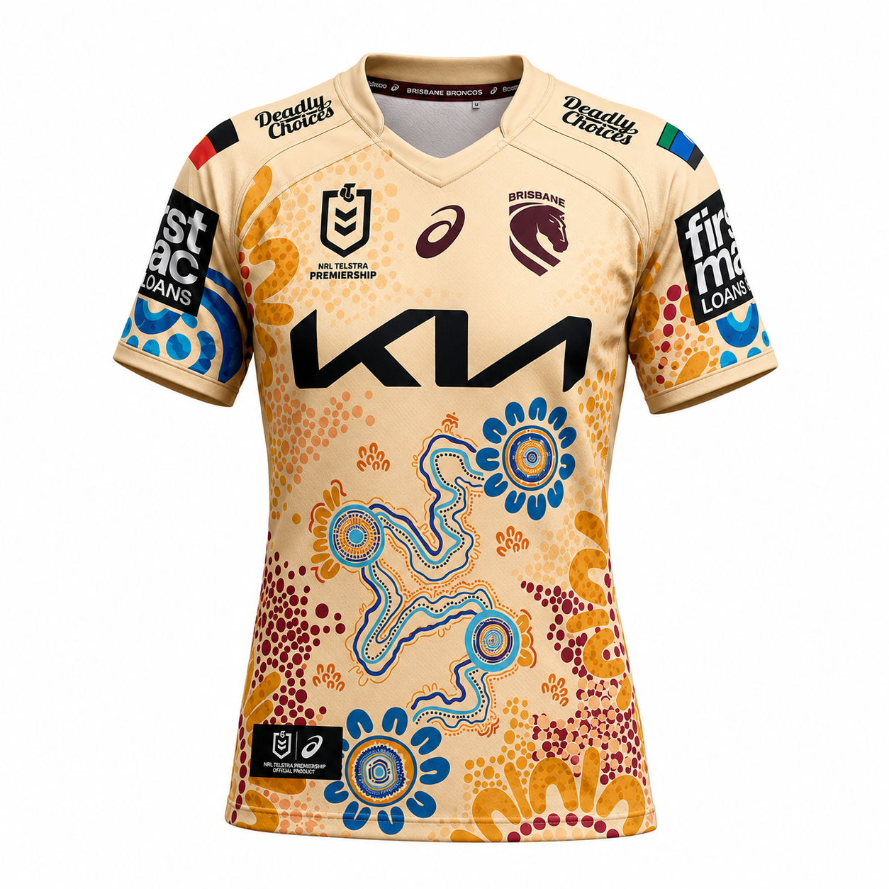 Maillot 2026 des Brisbane Broncos Indigenous
