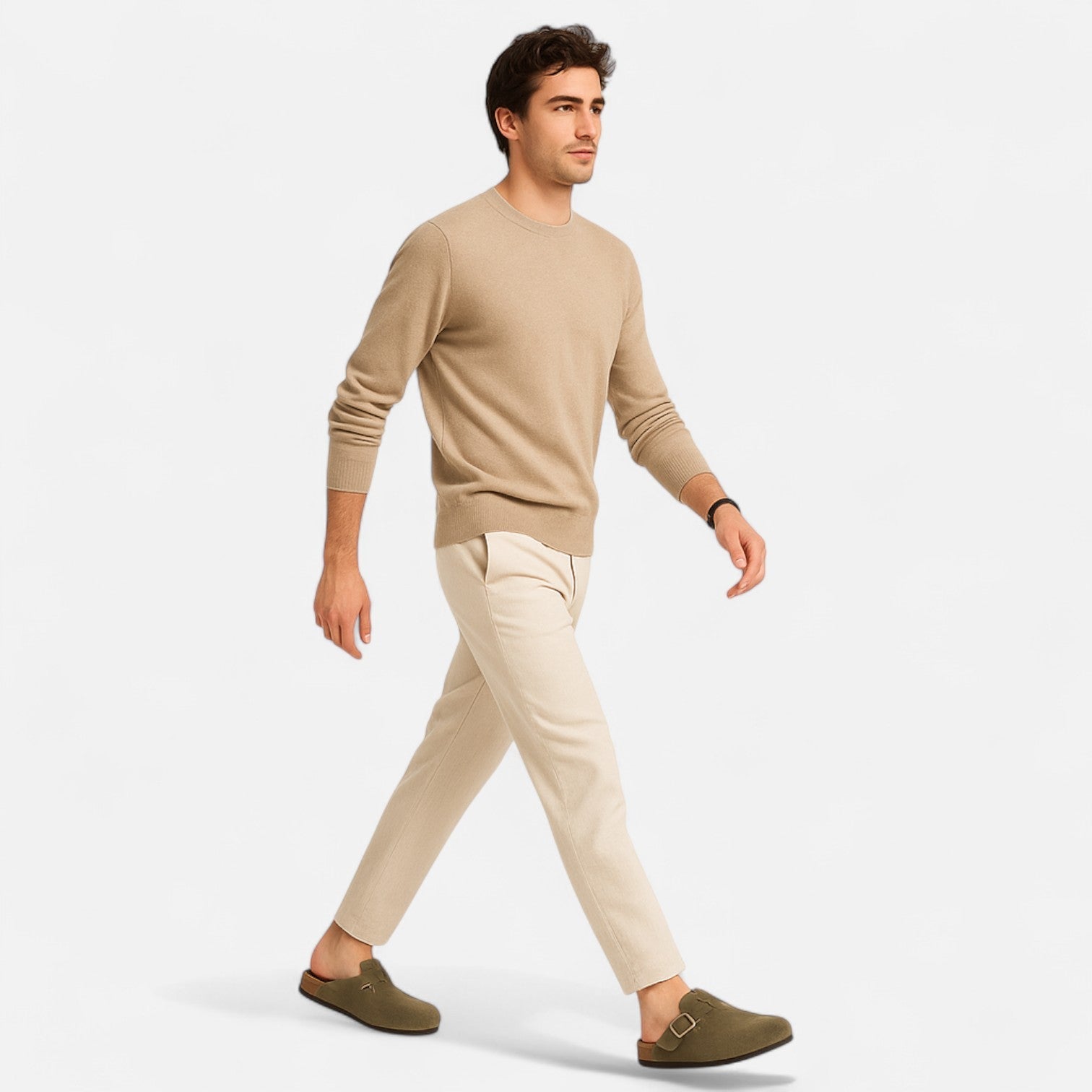Home Men’s Walking Everyday Suede Mules Sculpted Clog