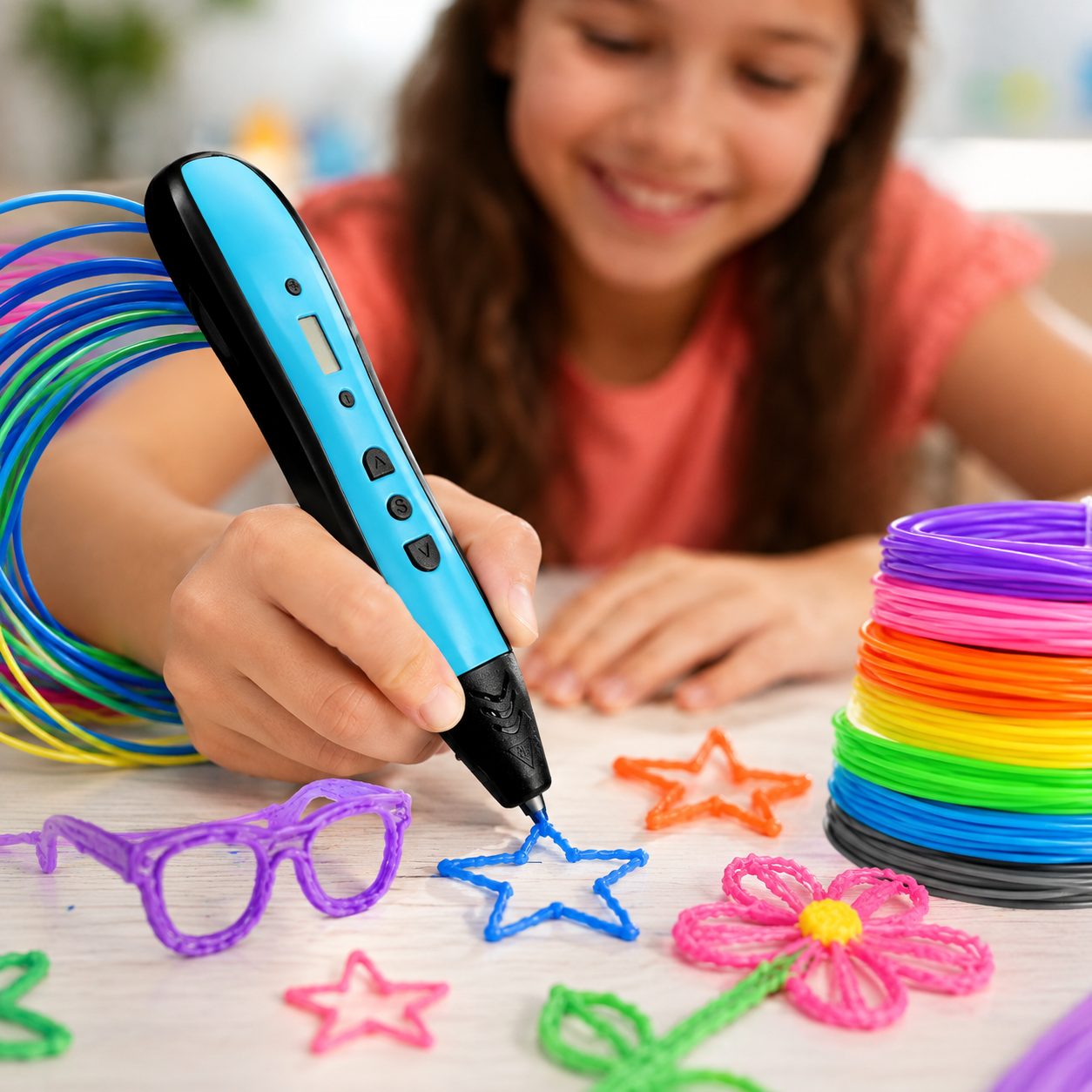 3D Pen for Kids – PLA Filament Printing & Drawing Craft Kit