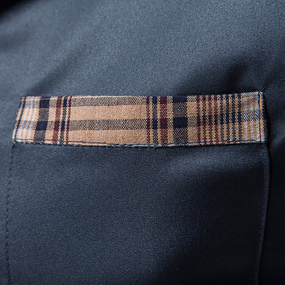 Noah - Casual Long Sleeve Shirt with Buttons and Pockets