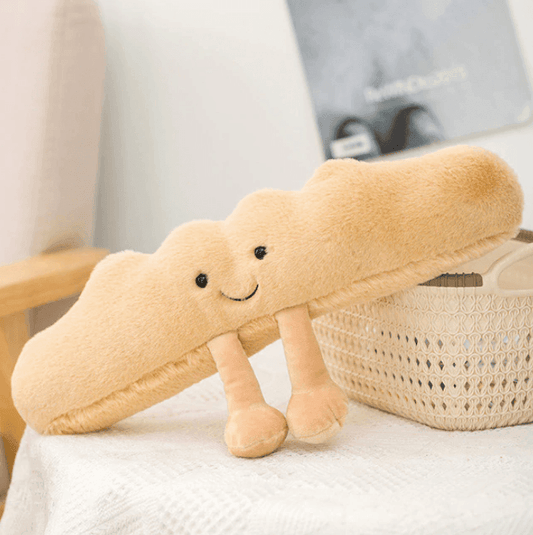 Croissant Plush Toy | Plush Food-Themed Cuddle Companion