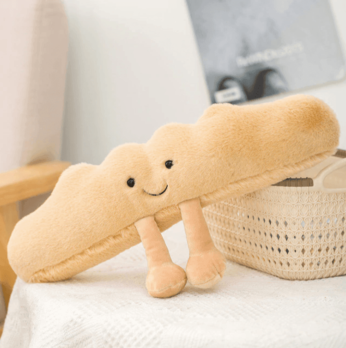 Croissant Plush Toy | Plush Food-Themed Cuddle Companion