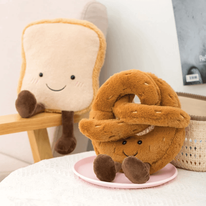 Croissant Plush Toy | Plush Food-Themed Cuddle Companion