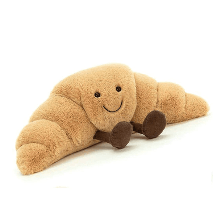 Croissant Plush Toy | Plush Food-Themed Cuddle Companion