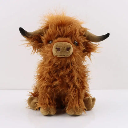 Highland Ko Blødt Legetøj | Blødt Fyldt Dyr 25cm