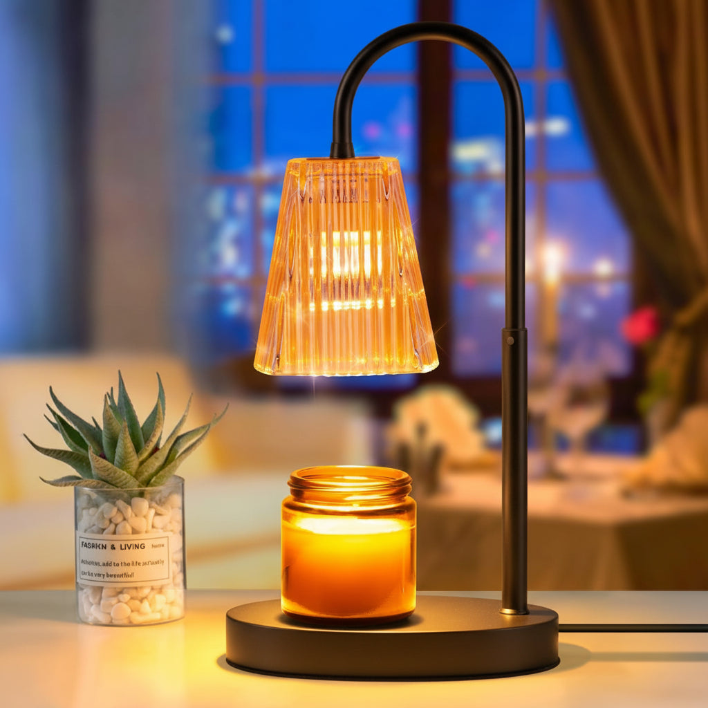 Candle Warmer Lamp Timer Dimmable Adjustable Height Wax Melting Lamp