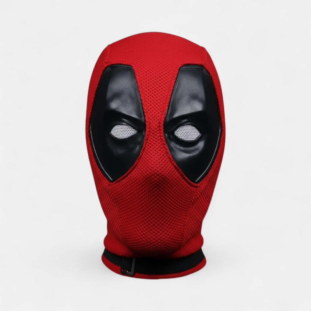 Deadpool Knitted Cotton Mask - Rear Zip Cosplay Accessory