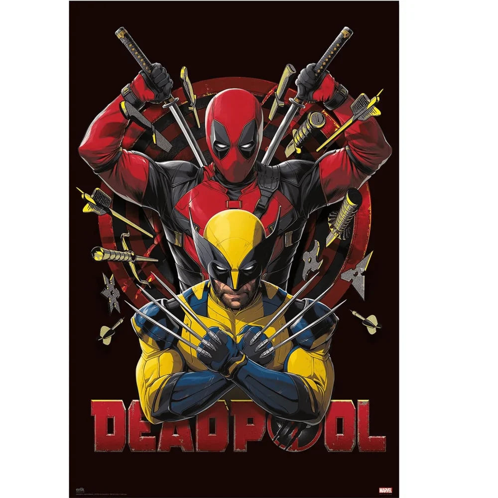Deadpool & Wolverine Maxi-Wandposter - 61 x 91.5 cm