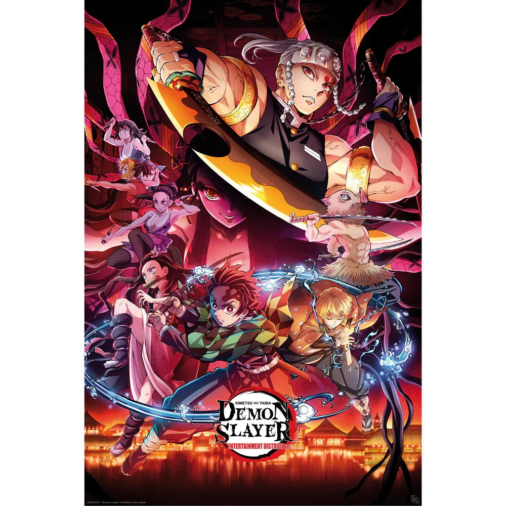 Demon Slayer Entertainment District Maxi Wall Poster - 61 x 91.5 cm