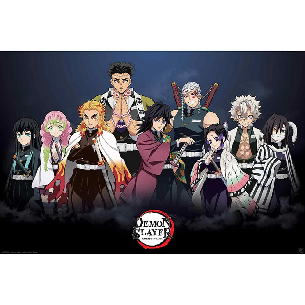 Demon Slayer Pillars Maxi Wall Poster - 61 x 91.5 cm