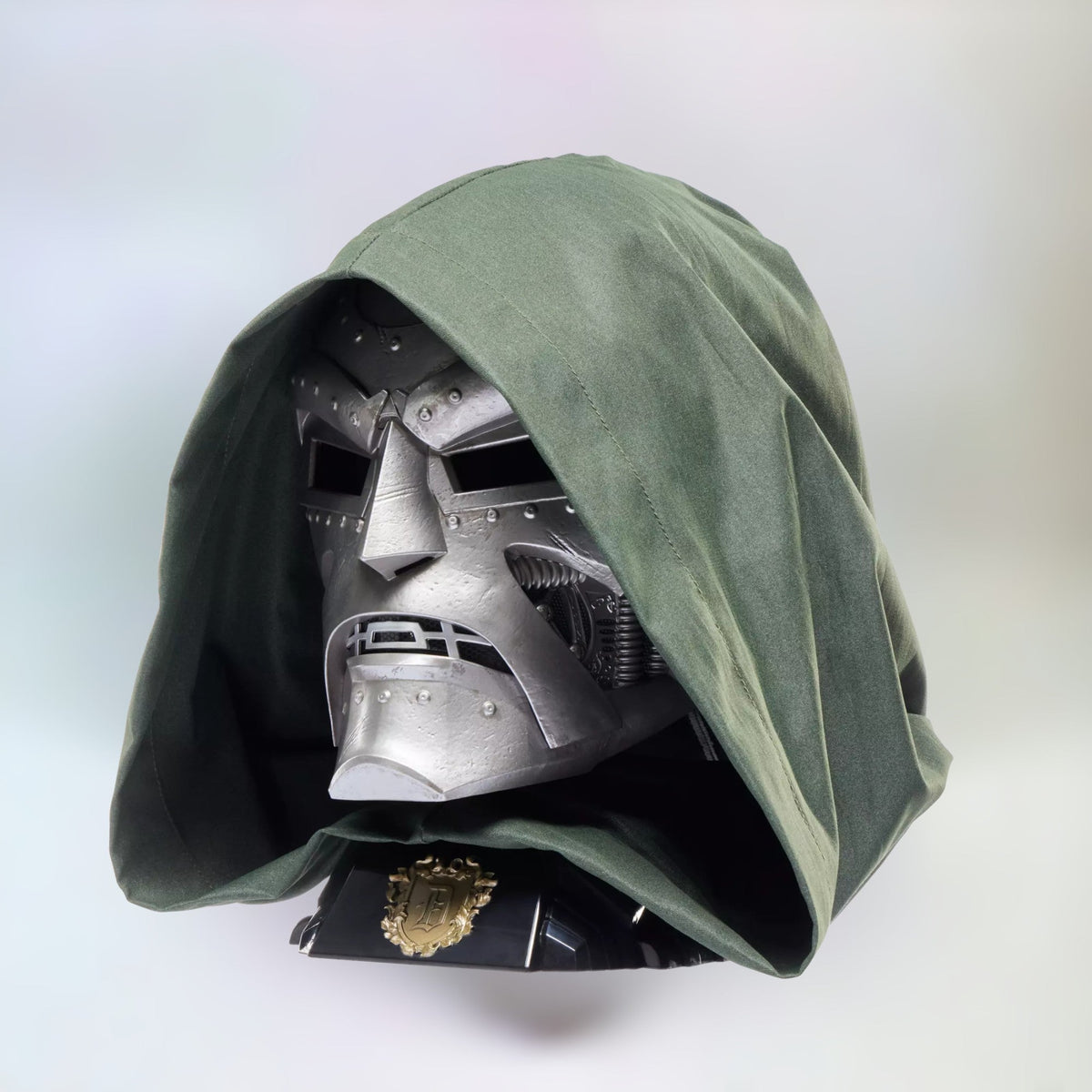 Marvel Legends Doctor Doom Helmet with Hood and Display Stand