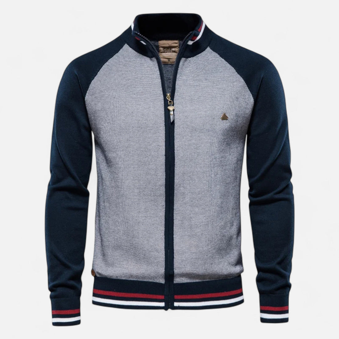 | Dorevelle Men’s Zipped Cotton Sweater