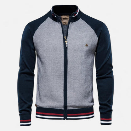| Dorevelle Men’s Zipped Cotton Sweater