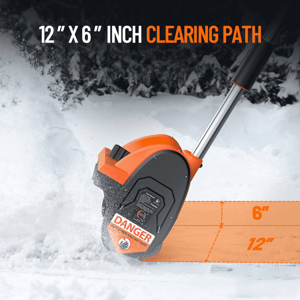 Electric Snow Shovel Cordless Battery Powered Snow Blower