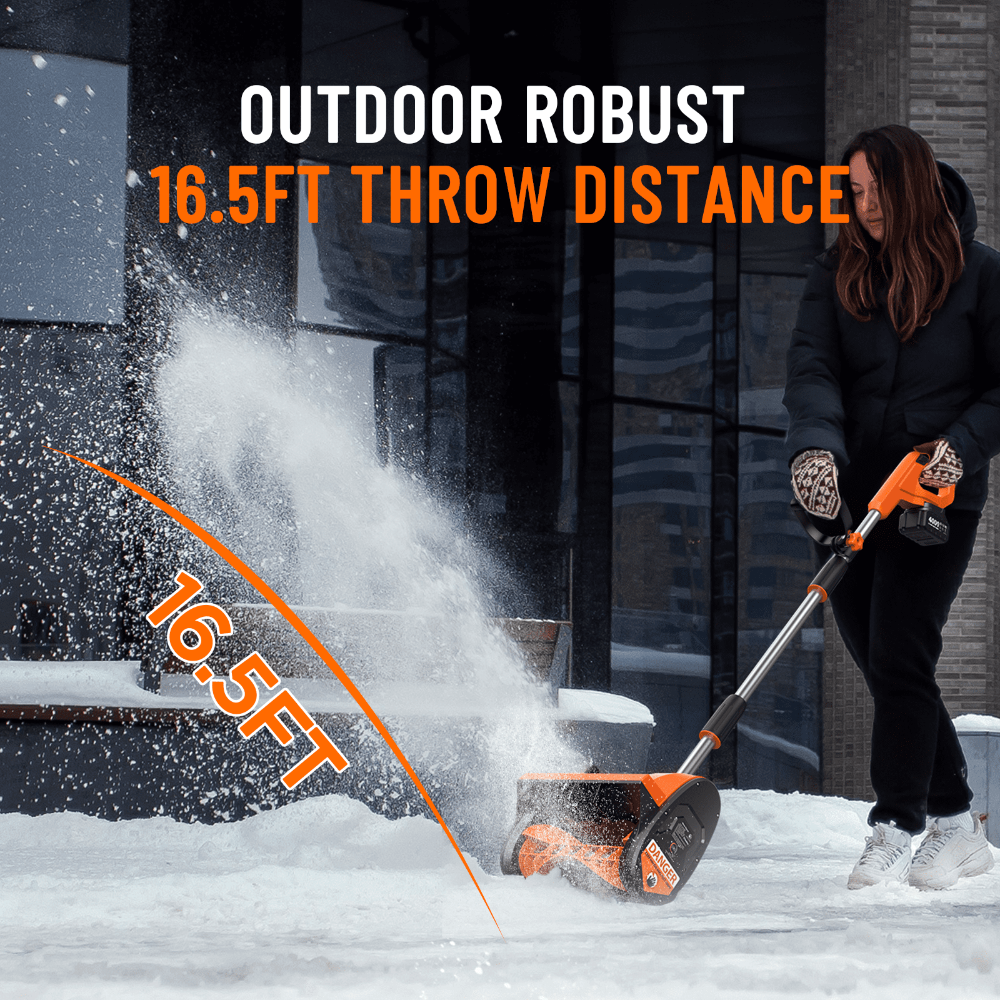 Electric Snow Shovel Cordless Battery Powered Snow Blower