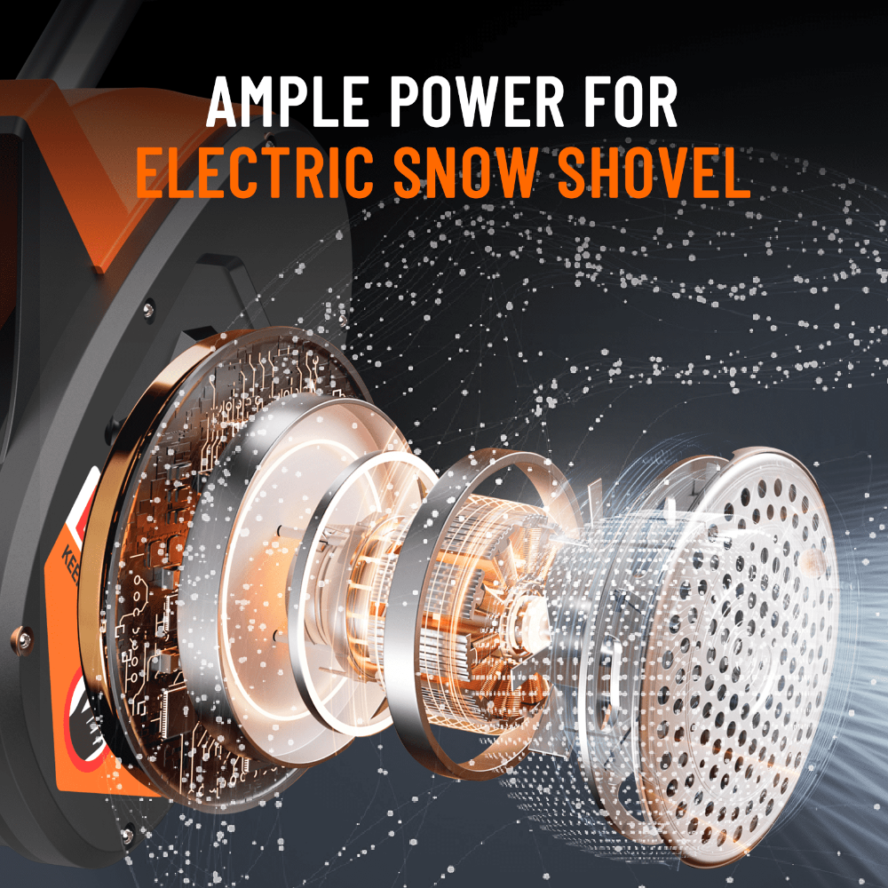 Electric Snow Shovel Cordless Battery Powered Snow Blower
