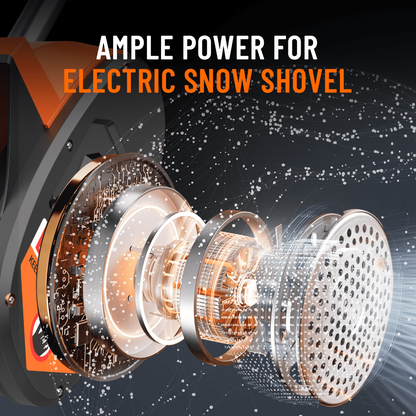Electric Snow Shovel Cordless Battery Powered Snow Blower