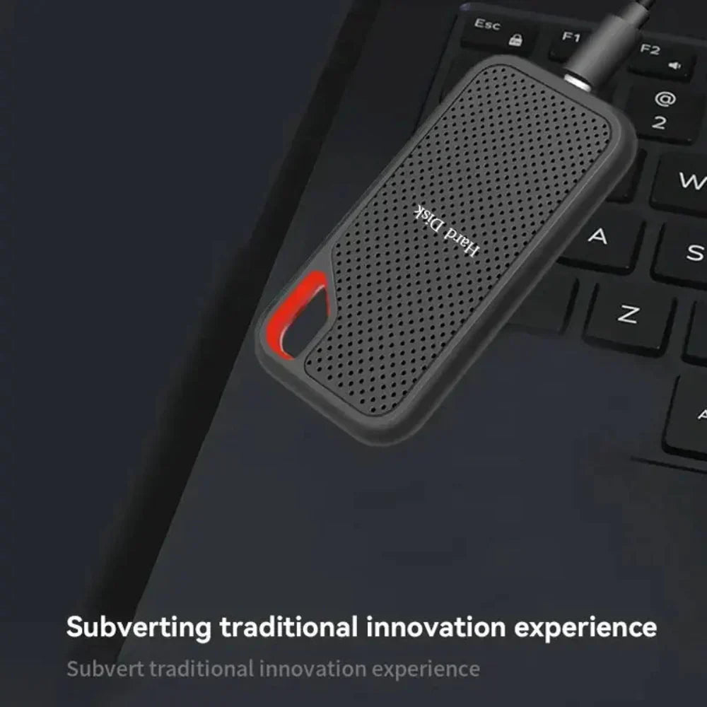 External Hard Drive Travel-Friendly Metal High Speed Data Storage Drive