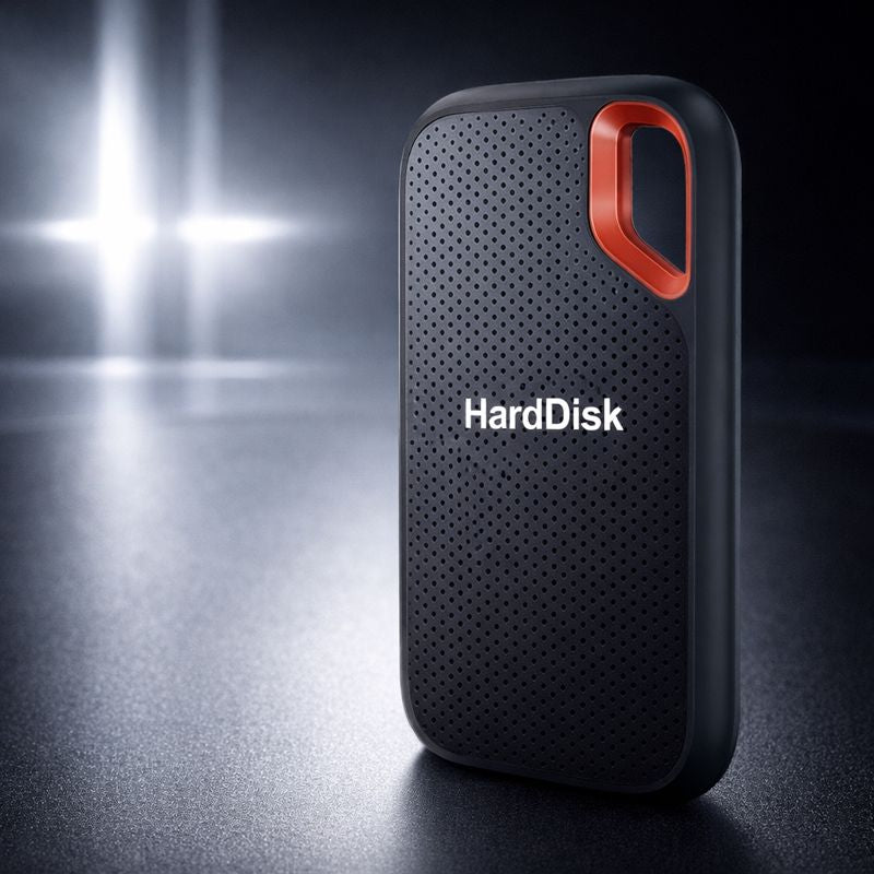 External Hard Drive Travel-Friendly Metal High Speed Data Storage Drive
