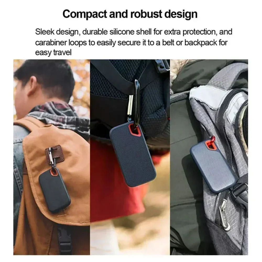 External Hard Drive Travel-Friendly Metal High Speed Data Storage Drive