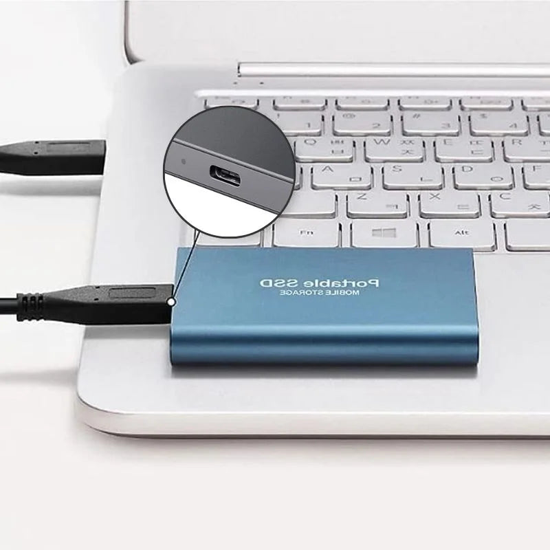 Draagbare externe SSD - USB 3.1 plug-and-play-opslagstation, 1 TB-4 TB
