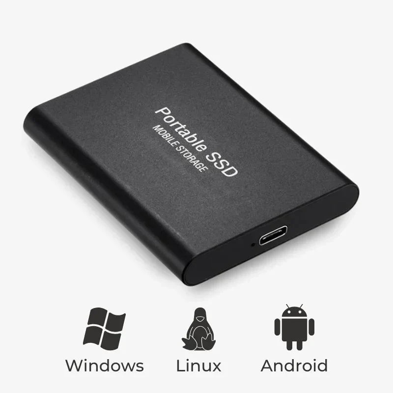 Draagbare externe SSD - USB 3.1 plug-and-play-opslagstation, 1 TB-4 TB
