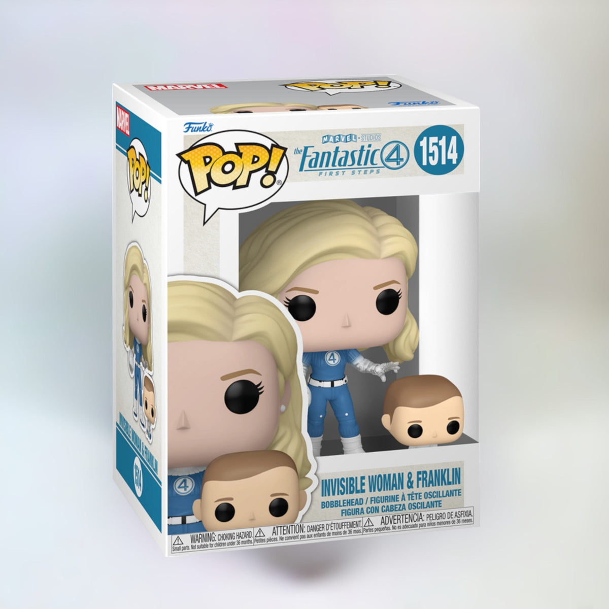 Invisible Woman & Franklin Vinyl Bobblehead - Funko Pop!