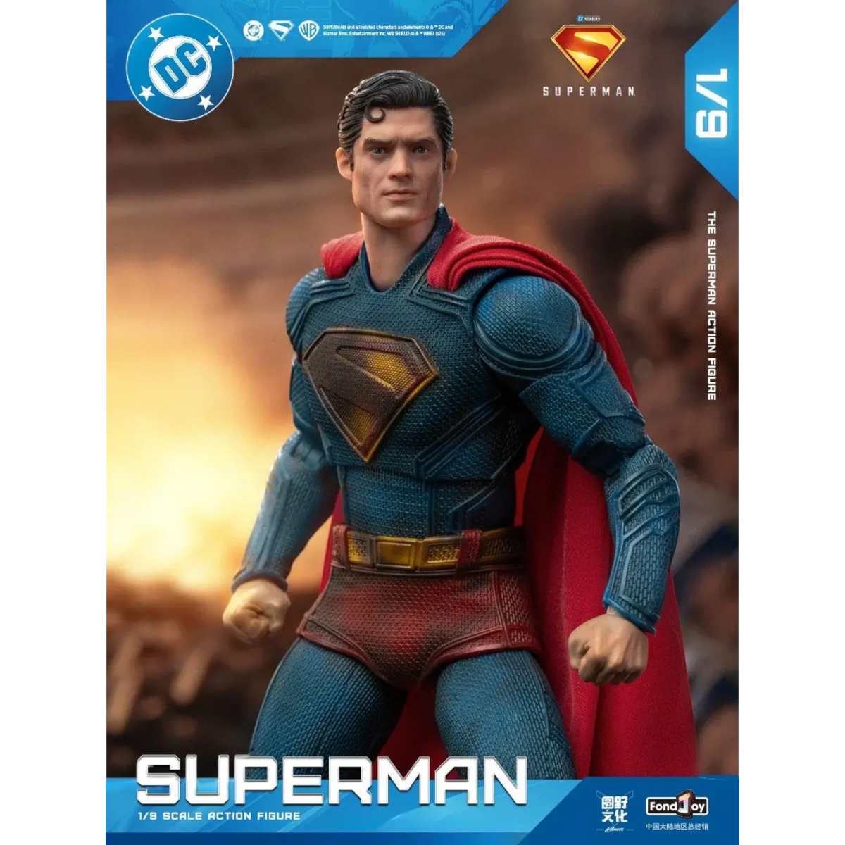 Figurine d’action Superman Battle Damage Edition - FondJoy
