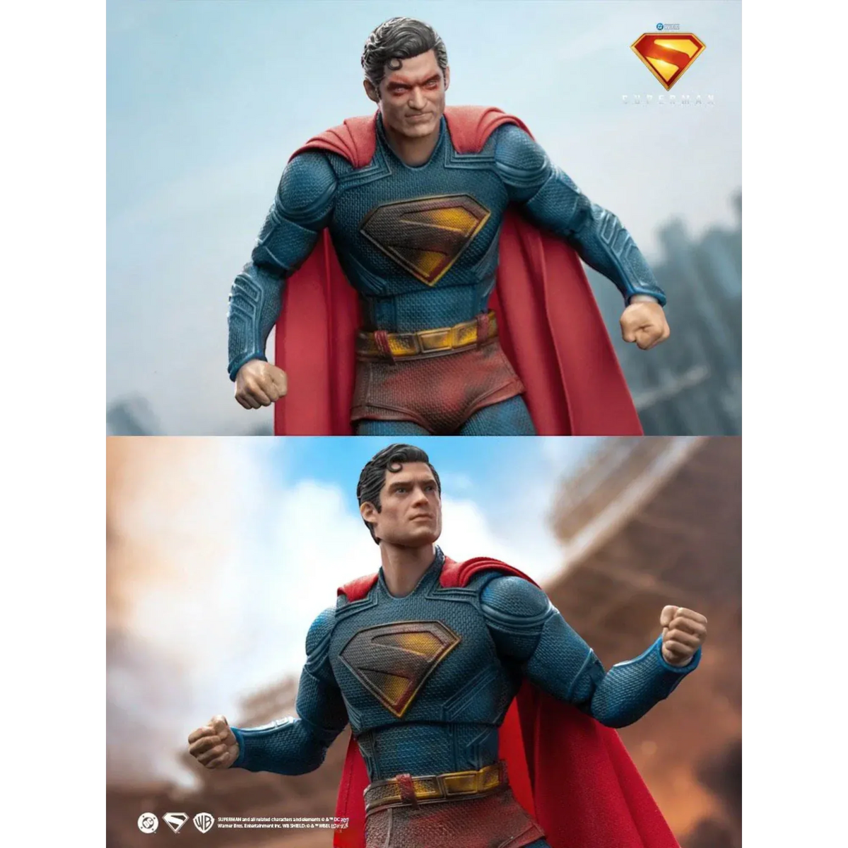 Figurine d’action Superman Battle Damage Edition - FondJoy