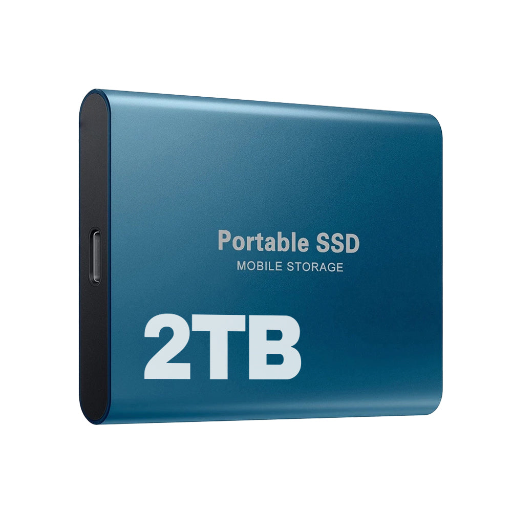 Portable SSD 2TB Hard Drive External Storage Compact Fast Top Quality