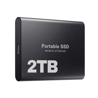 Portable SSD 2TB Hard Drive External Storage Compact Fast Top Quality