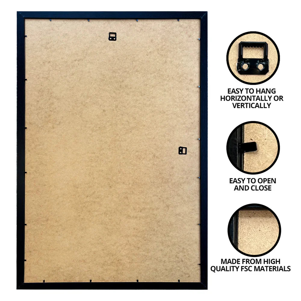 Wooden Maxi Poster Frame 61 x 91.5 cm - Oak Finish
