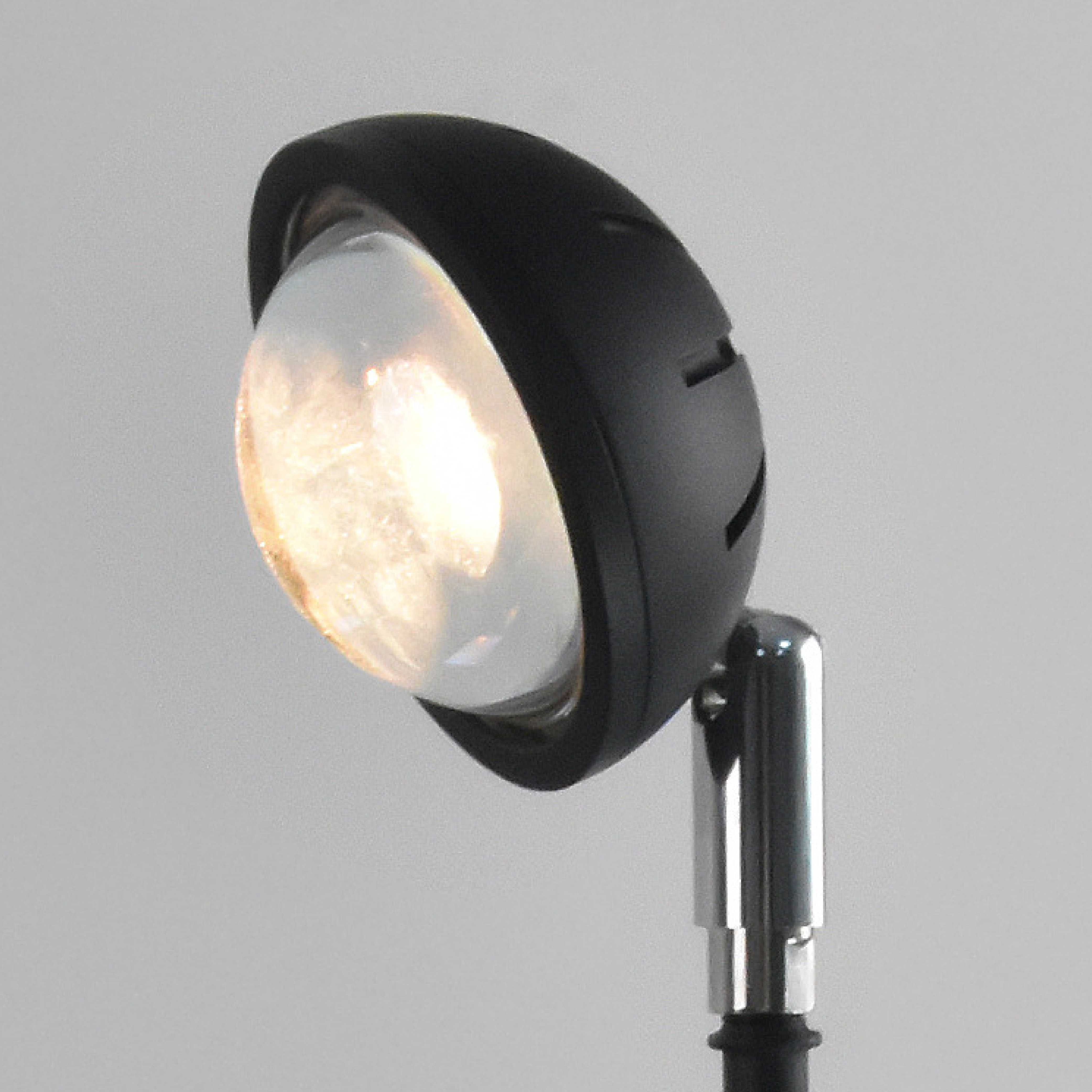 Adjustable Black Metal LED Floor Lamp for Living Room & Bedroom
