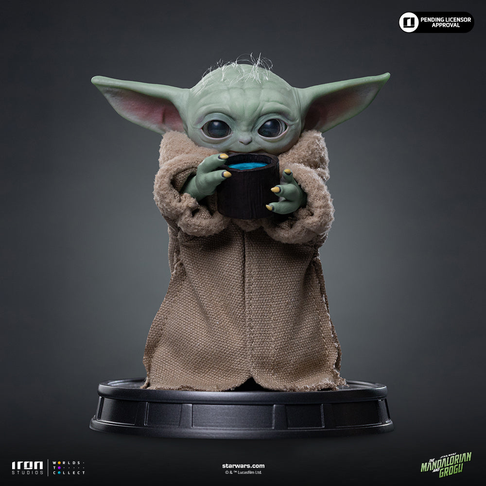 Grogu Always Hungry Display Statue - Iron Studios Mandalorian and Grogu Collection