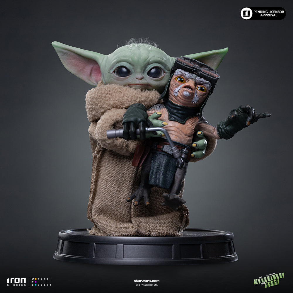 Grogu No Squeezy Display Statue - Iron Studios Mandalorian and Grogu Collection