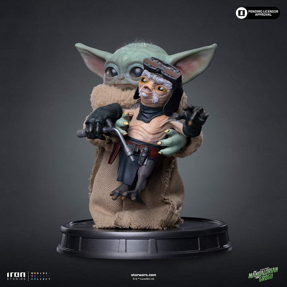 Grogu No Squeezy Display Statue - Iron Studios Mandalorian and Grogu Collection