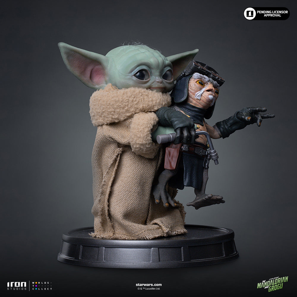 Grogu No Squeezy Display Statue - Iron Studios Mandalorian and Grogu Collection