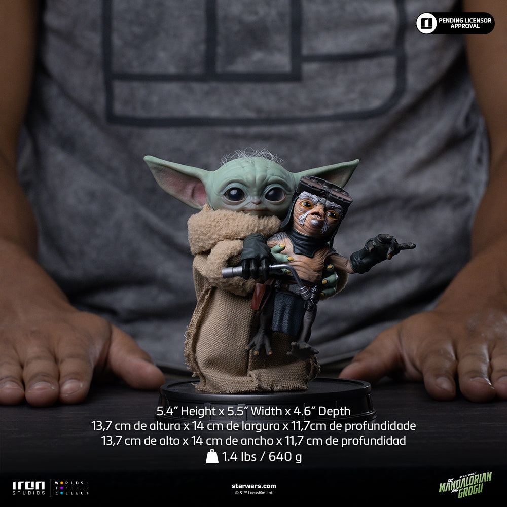 Grogu No Squeezy Display Statue - Iron Studios Mandalorian and Grogu Collection