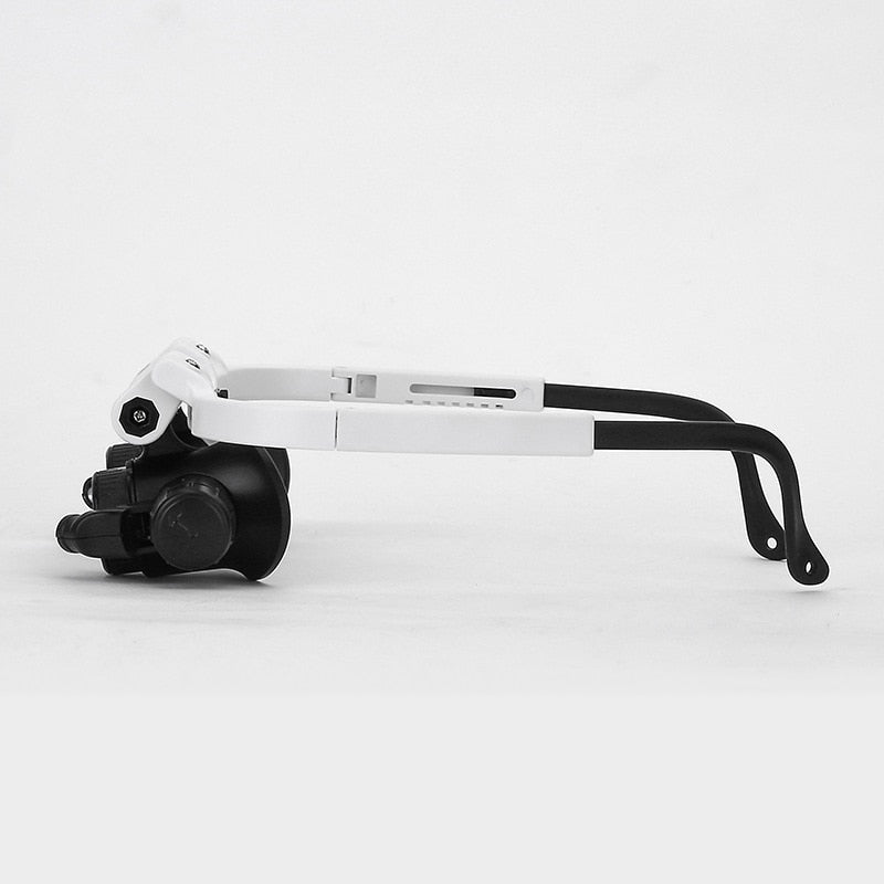 Professional Magnifying Glasses | LED Illuminated 3-Level Magnification
