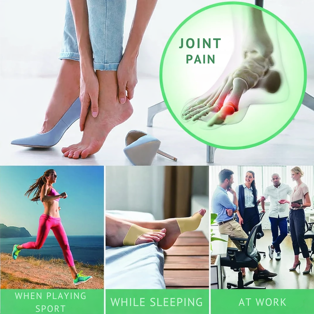 Protège-orteils et manchon de soutien pour hallux valgus – gel souple anti-pression – correcteur soulageant